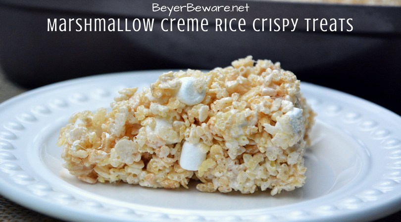 rice crispy treats with marshmallow creme